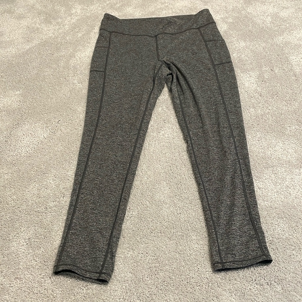 J Jill fit Heather, dark gray fit out and about leggings size medium